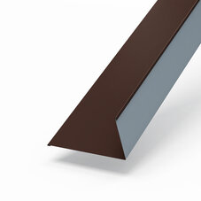 Планка примыкания верхняя 250х147х2000 RETAIL (ПЭ-01-8017-0.4)