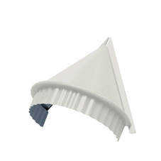 Заглушка конька круглого конусная (ПЭ-01-9002-0.45)