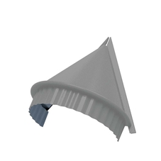 Заглушка конька круглого конусная NormanMP (ПЭ-01-9006-0.5)