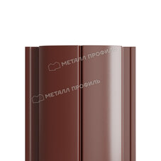 Штакетник металлический МП ELLIPSE-T 19х126 (ПЭ-01-8017-0.4)