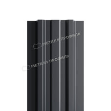Штакетник металлический МП LАNE-T 16,5х99 NormanMP (ПЭ-01-7024-0.5)