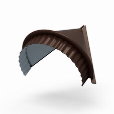 Заглушка конька круглого конусная (ПЭП-01-8017-0.45)