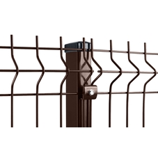 Секция Город H1.23 L2.5 яч.200х50-3,0/4,0 Zn+ППл RAL8017