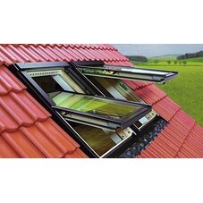 Мансардное окно FPP-V U3 PreSelect, размер 94×118, цвет RAL 7022