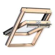 Мансардное окно GGL 3086IS2, размер 94×118, цвет сосна