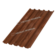 Профилированный лист С-44x1000-A (ECOSTEEL-01-МореныйДуб-0,5)