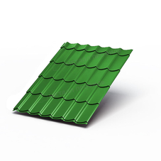 Металлочерепица МП Монтеррей (ПЭ-01-6018-0.45)