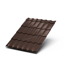 Металлочерепица МП Ламонтерра (PURETAN-20-8017-0.5)