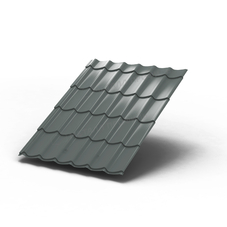 Металлочерепица МП Ламонтерра (ПЭ-01-7005-0.45)