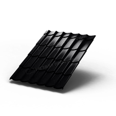 Металлочерепица МП Ламонтерра (VALORI-20-DarkGrey-0.5)