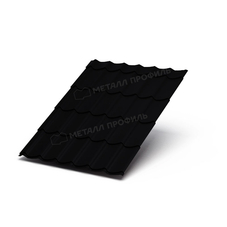 Металлочерепица МП Монтеррей (VikingMP E-20-9005-0.5)