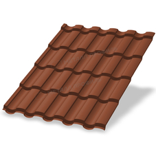 Металлочерепица МП Монтекристо-SL (PURETAN-20-RR750-0.5)