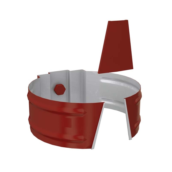 Держатель трубы D150 (ПЭ-01-3011-1.0) (саморез)