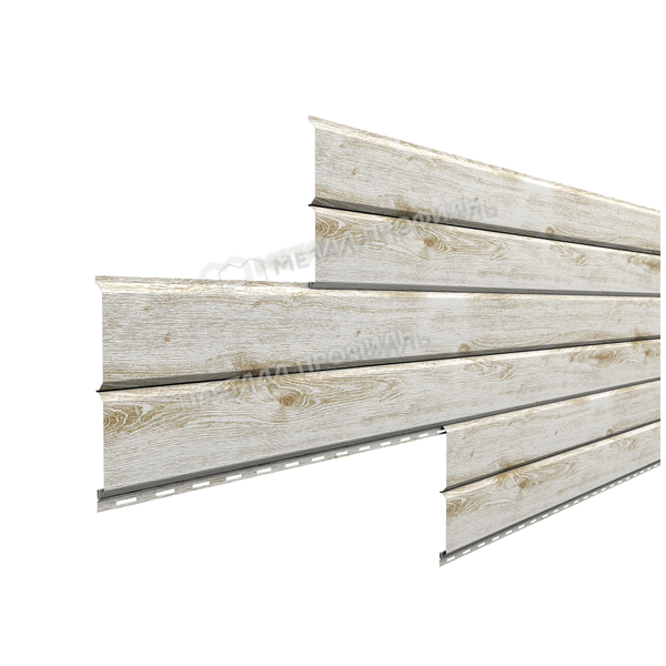 Сайдинг Lбрус-15х240 (ECOSTEEL_MA-01-Беленый Дуб-0.5)